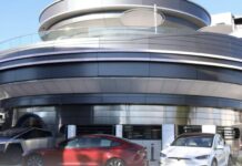 Tesla’s first retro-futuristic diner and drive-in